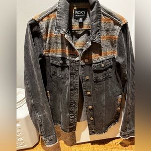 Roxy Women’s Distressed Jean Jacket